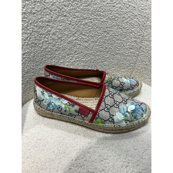 Gucci GG Blooms Canvas Espadrilles - Size 37 - Excellent Condition - Picture 4 of 6